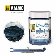 Vignettes Acrylic Water for Dioramas - Deep Oceans (100ml) #AMM2240