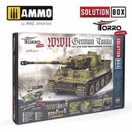  Ammo by Mig Jimenez  NoScale Torro Solutions Box - WW2 German Tanks Color and Weathering System AMM2414300000