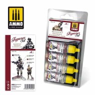  Ammo by Mig Jimenez  NoScale Paint Set - Marpat Desert Camouflage for Figures AMM7048