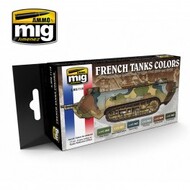 I WW & II WW FRENCH CAMOUFLAGE COLORS #AMM7110