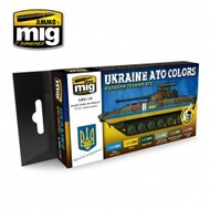  Ammo by Mig Jimenez  NoScale UKRAINE ATO COLORS AMM7125