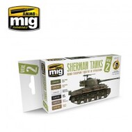  Ammo by Mig Jimenez  NoScale WWII EUROPEAN THEATER OF OPERATIONS SHERMAN TANKS AMM7170