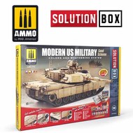  Ammo by Mig Jimenez  NoScale Solutions Box - Modern US Military Colors and Weathering System AMM7712
