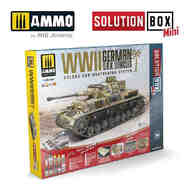 Solutions Box Mini - WW2 German DAK Vehicles Winter Colors and Weathering System #AMM7902