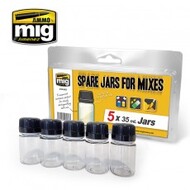 AMMO by Mig - Spare Jars for Mixes (5 x 35ml Jars) #AMM8033