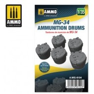 Ammo by Mig Jimenez  1/35 MG-34 Machine Gun Ammunition Drums AMM8104
