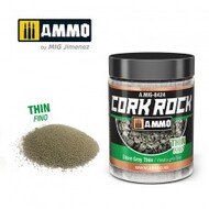  Ammo by Mig Jimenez  NoScale Cork Rock Stone Grey Thin 100ml AMM8424