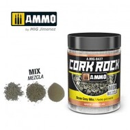  Ammo by Mig Jimenez  NoScale Cork Rock Stone Grey Mix 100ml AMM8427