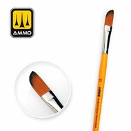 - #12 Synthetic Quarter Round Brush #AMM8586