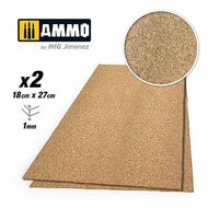 Create Cork Fine Grain 1mm (2 sheets) #AMM8835