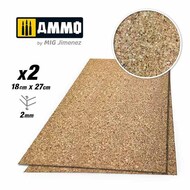 Create Cork Medium Grain 2mm (2 sheets) #AMM8839
