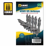  Ammo by Mig Jimenez  1/35 WW2 US Antenna Bases AMM8902