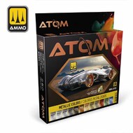  Ammo by Mig Jimenez  NoScale ATOM Paint Set - Metallic Colors AMMAT20702