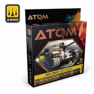  Ammo by Mig Jimenez  NoScale ATOM Paint Set - Rust & Tracks AMMAT20703