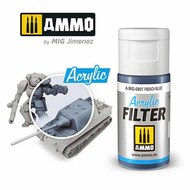  Ammo by Mig Jimenez  NoScale Acrylic Filter - French Blue (15ml) AMM0807
