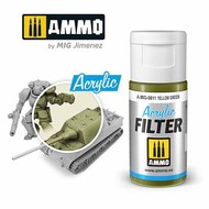  Ammo by Mig Jimenez  NoScale Acrylic Filter - Yellow Green (15ml) AMM0811