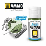  Ammo by Mig Jimenez  NoScale Acrylic Filter - Military Green (15ml) AMM0813
