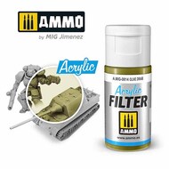  Ammo by Mig Jimenez  NoScale Acrylic Filter - Olive Drab (15ml) AMM0814