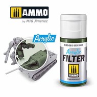  Ammo by Mig Jimenez  NoScale Acrylic Filter - Green Black (15ml) AMM0815