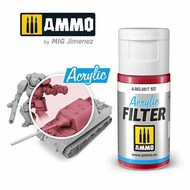  Ammo by Mig Jimenez  NoScale Acrylic Filter - Red (15ml) AMM0817