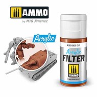  Ammo by Mig Jimenez  NoScale Acrylic Filter - Clay (15ml) AMM0820