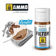  Ammo by Mig Jimenez  NoScale Acrylic Filter - Rust (15ml) AMM0821