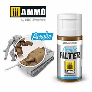  Ammo by Mig Jimenez  NoScale Acrylic Filter - Ochre (15ml) AMM0822