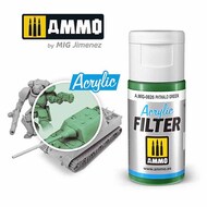  Ammo by Mig Jimenez  NoScale Acrylic Filter - Pthalo Green (15ml) AMM0826
