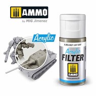  Ammo by Mig Jimenez  NoScale Acrylic Filter - Light Gray (15ml) AMM0827