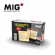  MIG Productions  1/35 Big Concrete Barriers Irak Military Type* MIG35-276