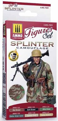  Ammo by Mig Jimenez  NoScale Splinter Camouflage for Figures AMM7029