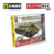 Solutions Box Mini - 4BO Green Vehicles Colors and Weathering System #AMM7900