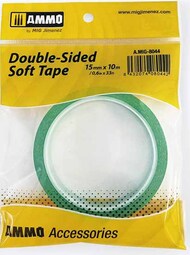 AMMO by Mig - Double Sided Soft Tape (15mm/0.6in x 10m/33ft) #AMM8044