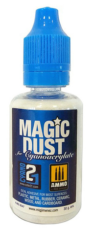 Ammo by Mig Jimenez  NoScale AMMO by Mig - Magic Dust for Cyanoacrylate 30g AMM8047