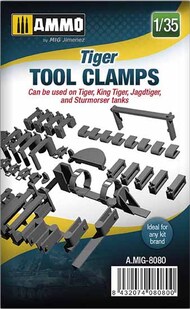  Ammo by Mig Jimenez  1/35 Tiger Tool Clamps AMM8080