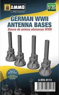  Ammo by Mig Jimenez  1/35 German WWII Antenna Bases AMM8113