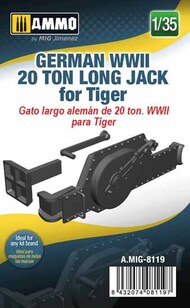  Ammo by Mig Jimenez  1/35 German WWII 20 Ton Long Jack for Tiger AMM8119
