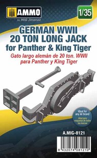  Ammo by Mig Jimenez  1/35 German WWII 20 Ton Long Jack for Panther & King Tiger AMM8121