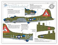  Mike Grant  1/48 B-17G 'Thunderbird' 359th BS/303rd BG MGD48039