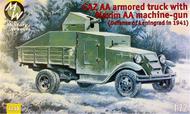  Military Wheels Models  1/72 WWII GAZ-AA Truck w/Maxim AA Machine Gun Leningrad 1941 MW7244