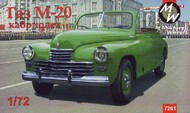 GAZ-M20 Pobeda Soviet Convertible Car #MW7261