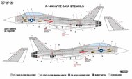 Grumman F-14A Tomcat HI/VIZ DATA STENCILS #CAMMS32004