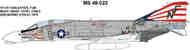 F-4N Phantom II VF-151 Vigilantes USS Midway 1976 CAMMS48023