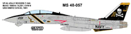 VF-84 JOLLY ROGERS Grumman F-14A Tomcat #CAMMS48057