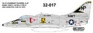 Douglas A-4F Skyhawk Skyhawk VA-212 Rampart Raiders 1976 USS HANCOCK CVA-19 #CAMMS32017