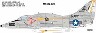  Milspec  1/32 Douglas A-4E Skyhawk VA-152 Wild Aces 1970 USS SHANGRI-LA CVA-38 OUT OF STOCK IN US, HIGHER PRICED SOURCED IN EUROPE CAMMS32020