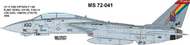  Milspec  1/48 Grumman F-14D Tomcat VF-11 RED RIPPERS CAMMS32041