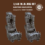 M.B MK.H7 Ejection Seats-air force type (2pcs) 3D printed McDonnell F-4C/F-4D/F-4G #MCC4807