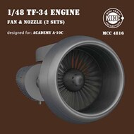  Mini Craft Collection  1/48 Republic A-10C Thunderbolt II engine Fan blades and Nozzles MCC4816