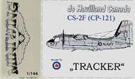 Miniwing-Plastic  1/144 de Havilland Canada CS-2F 'TRACKER' MINI018